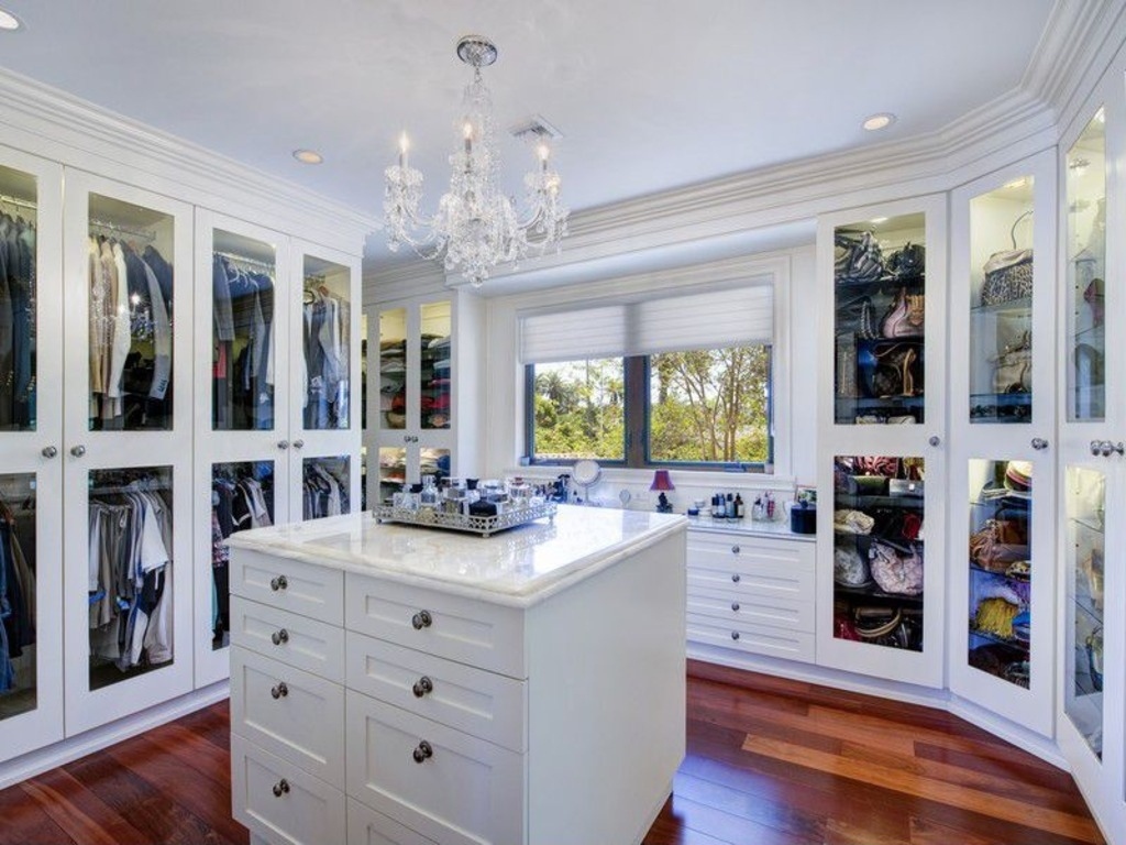 White is chic before and after Labor Day in this closet.