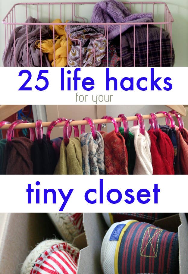 10 Cool Small & Tiny Closet Wardrobe Makeovers, Hacks