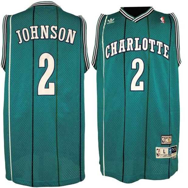 Oh. My. God. Seriously. Have you ever seen a more gorgeous uniform than this? Who doesn't look good in teal and purple? I don't know about you, but teal and purple really brings out the color of my eyes.The Hornets uniform is iconic and was recently ranked as one of the top 10 uniforms of the 1990s. The Hornets were also one of the first teams to go with an actual designer, Chapel Hill raised Alexander Julian to get the sweet look.