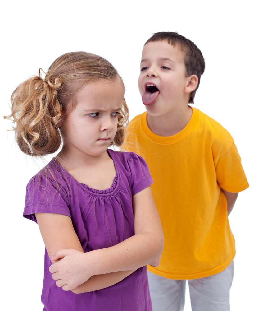 Nope. They're just mean kids. And I have head gear.
