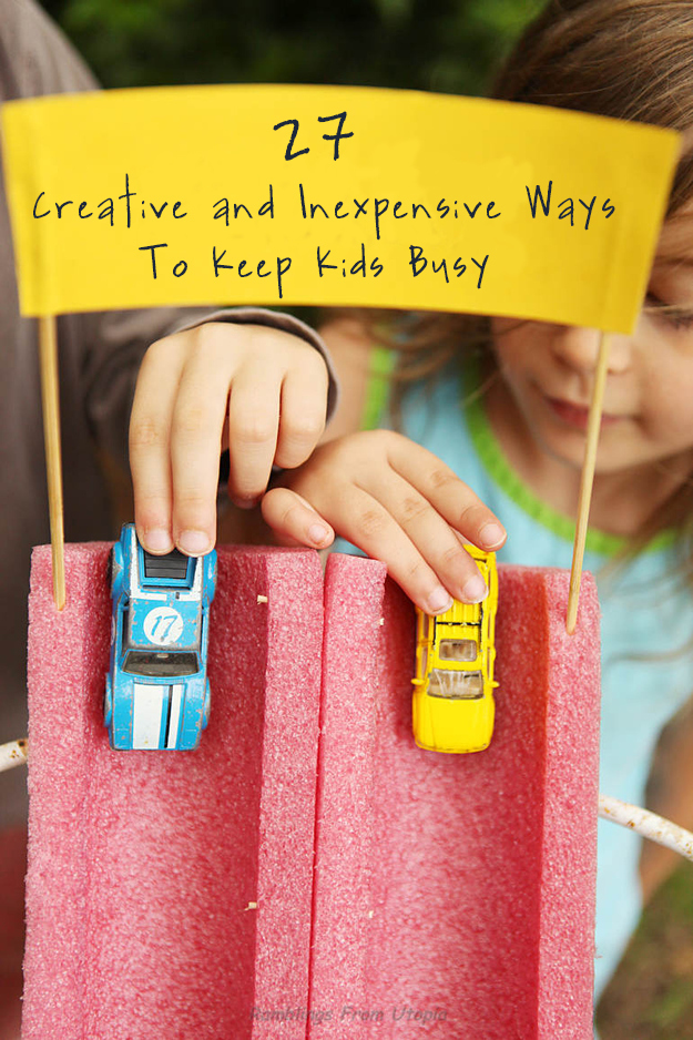 15 Ways to Keep Kids Busy When You Need to Get Stuff Done