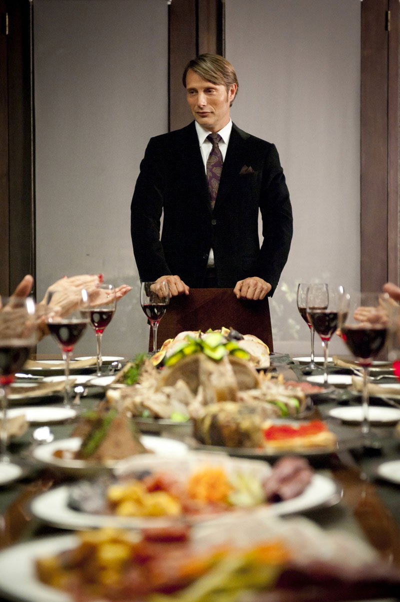 Every meal is a performance, and only the most interesting people get to be in the audience. This is his design.