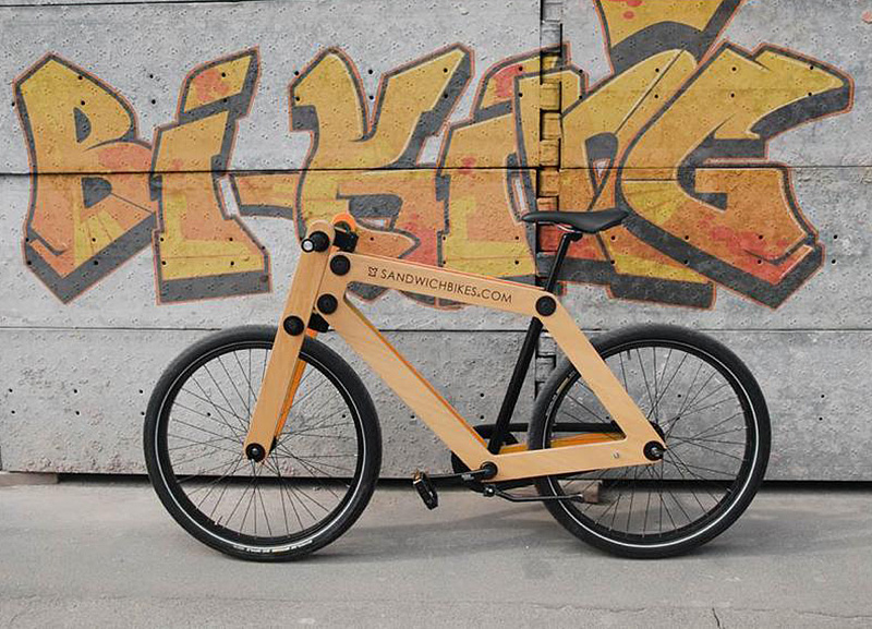 Designed by Dutch Industrial designer Basten Leijh, the Sandwich bike is now going into production with prices starting at 799 euros.