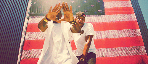 Kanye West shouts out to Chicago in his rhymes and Jay-Z is always doning his best Yankees cap.
