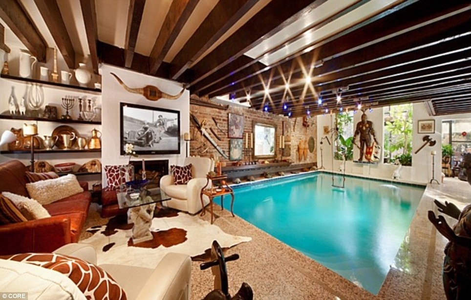 Just because it's kind of crazy to have a pool in a five-story townhouse in the middle of the Big Apple.