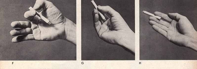 The Psychology Behind How You Hold A Cigarette