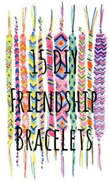 Simple and Cute Friendship Bracelets in a Variety of Colors 