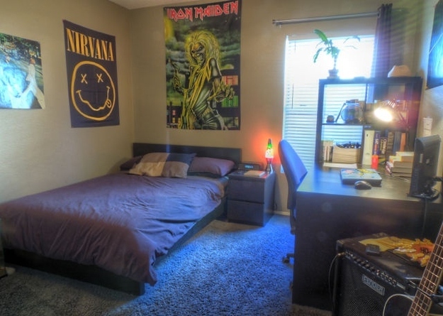It's great to represent the things you like with art in your home. Posters are usually the cheapest, but they really need to be hung/framed properly. Here are some simple ways to hang posters that will look less like you live a college dorm. (If you think I'm saying that it's OK to hang any Playboy-style posters, as long as they're framed, then you are sadly mistaken. Those are a big fat NO, no matter what. Grow up, and use the internet like everybody else).Try something like Society6 for a huge selection of framed prints by cool artists!