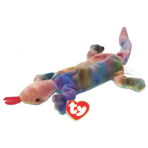 5 bids. Your little brother put this one in the toilet and ruined the tag. You could have made $2.54 on this lizard!