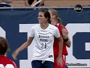 “Hehe, no, of course I’m not good at sports!” …and then, you come straight out of the gate, face paint on, kicking the shit out of other girls in order to get your weekly workout in. Lets face it. Intramural Diets rule.