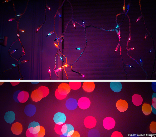 These guys aren't just for Christmas time! Use these small lights to bring some color to a dark, dank dorm room.