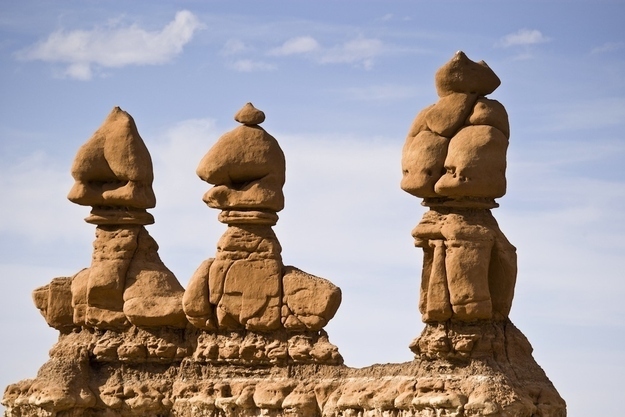 Sandstone hoodoos…or giant alien dongs???