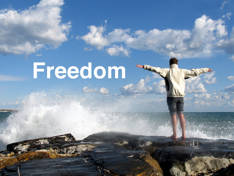The word "freedom" is derived from the pre-Christian German word "friede," which means "peace." It was used to describe periods of relief from the bloodshed between two opposing Germanic tribes.
