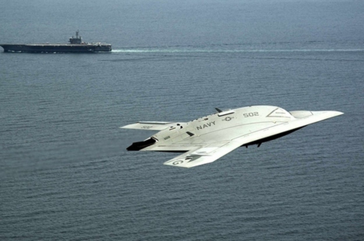 U.S. Navy Lands A Drone On An Aircraft Carrier For The First Time