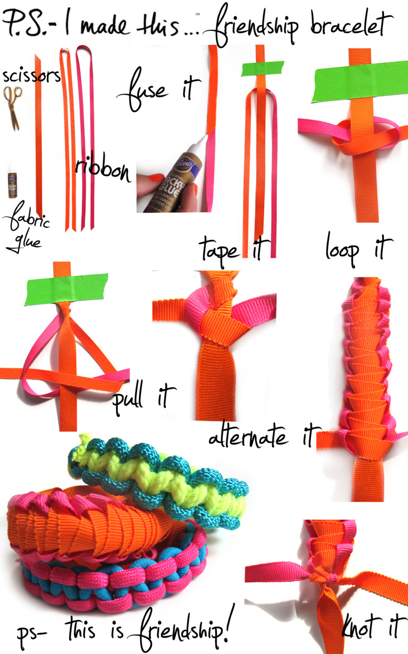 Ribbon and thick cord makes for an easy 20-minute DIY project (and will help you hold onto road trip memories forever).