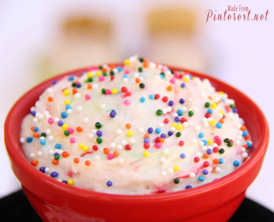 Now you can have your cake batter and eat it too! You are going to love this stuff!