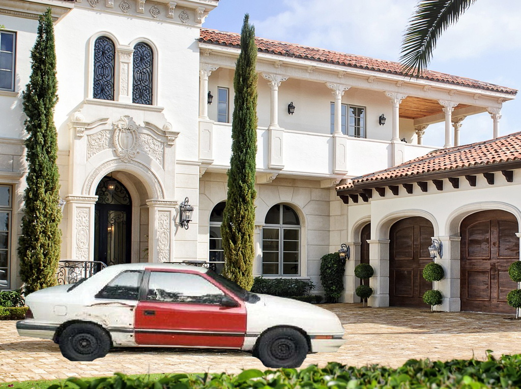 No, that's not an art installation, it's your '89 Corolla.