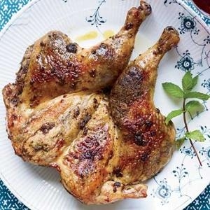 Among the herb & spice paste rubbed over this bird, the surprise here is fresh ginger. It provides a brightness perfect for summer; and is guaranteed to keep you coming back for another bite!