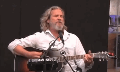 Bridges played in bands as a teen, but put music on hold to pursue acting. It's become a big part of his life, and he even played most of the music in Crazy Heart (which won him an Oscar).