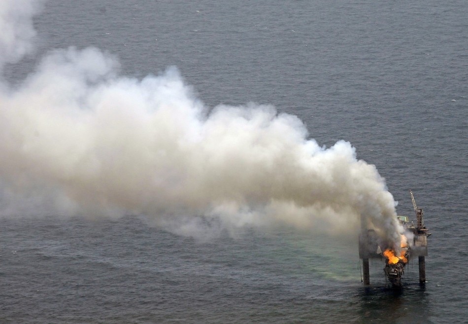 gulf of mexico fire extinguished