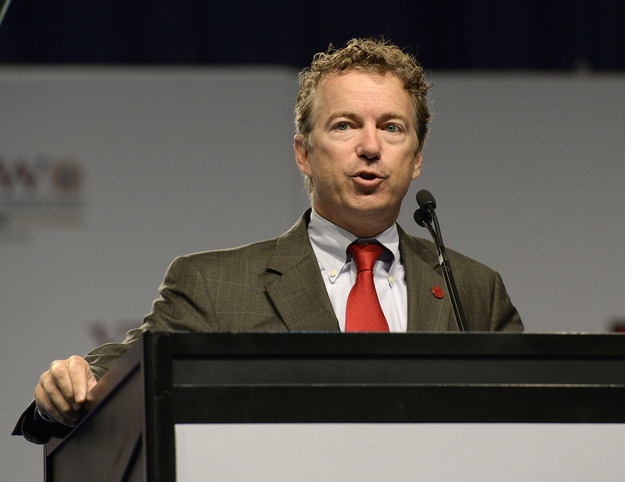 Kentucky Sen. Rand Paul on Monday, July 22 in Louisville.