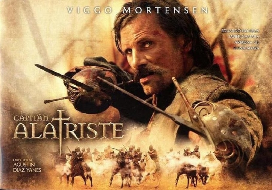 Diego Alatriste, played by Viggo Mortensen, is a brave and heroic soldier in 17th century Spain, fighting for the king. Turning mercenary after the death of his friend, Alatriste returns to Madrid and is hired to kill the Prince of Wales with a Sicilian assassin.Quote:Conde Duque de Olivares: “Without Flanders there’s nothing...Captain.”