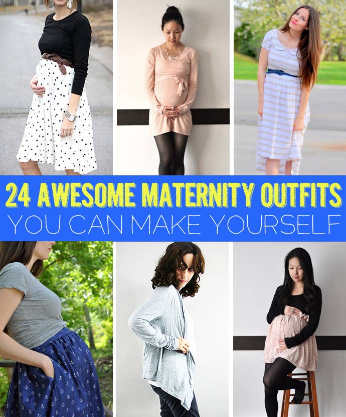 Maternity outfits you can make with regular clothes