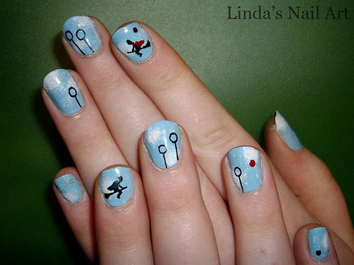 12 Incredibly Intricate Harry Potter Inspired Manicures