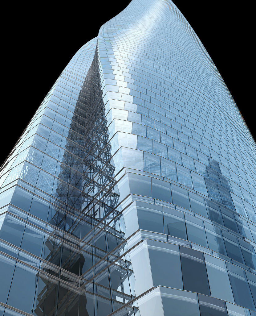 Wind turbines in the tower will generate power, while the double skin-glass facade of the structure will help with insulation.