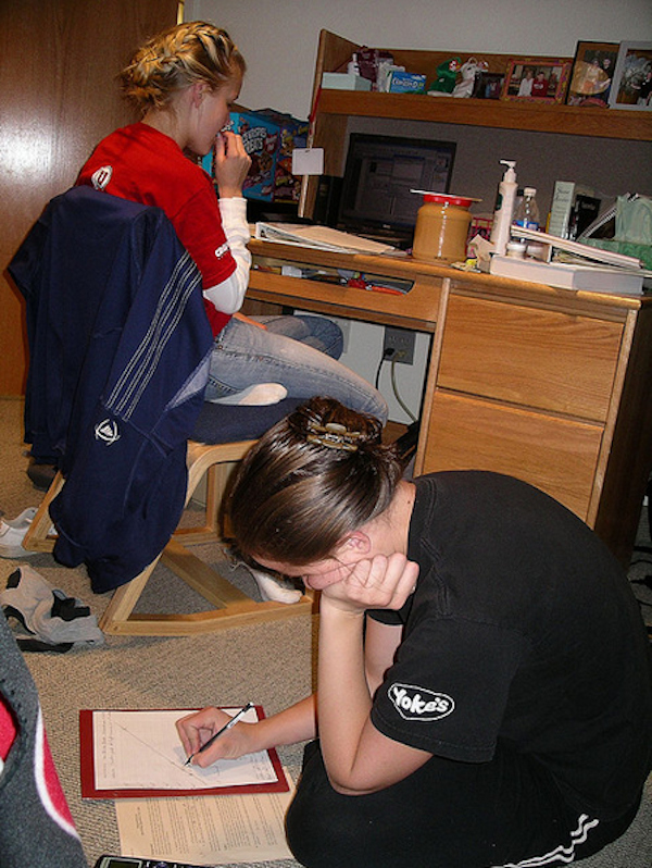 Which is cool, it's like living in a perpetual sleepover, and sleepovers are really fun.