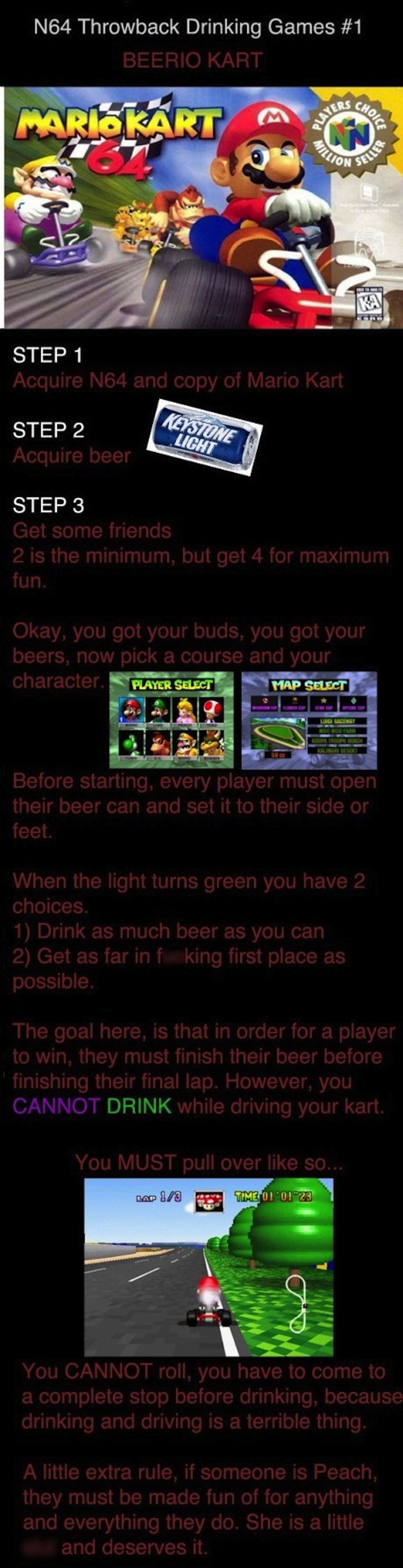This Is The Greatest Mario Kart Drinking Game Ever
