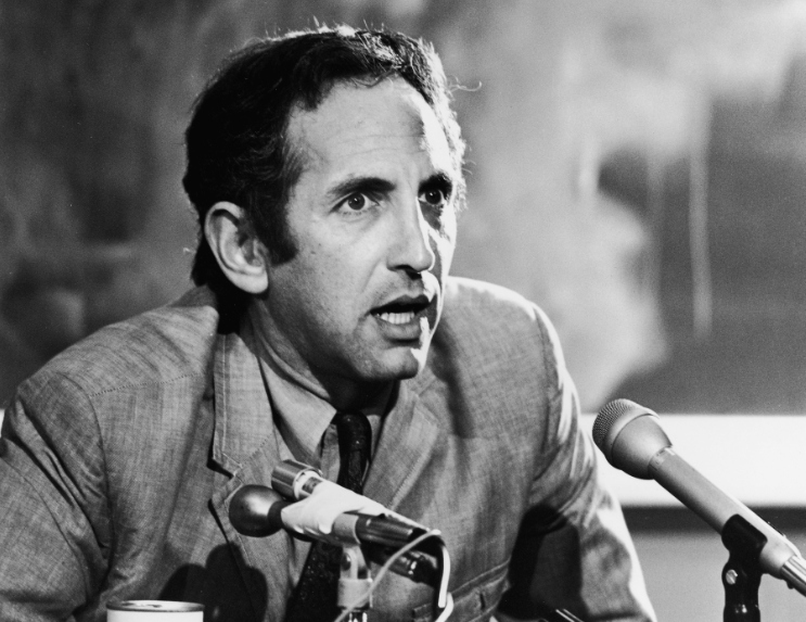 WHO: Former State Department Military Analyst turned think tank memberTHE CAUSE: Exposing the grounds on which the U.S. decided to go to war in VietnamTHE VEHICLE: Preparing and releasing "The Pentagon Papers" – a 7,000-page compilation of classified documents – to major publications like The New York TimesTHE RESULT: Dismissed charges after a series of trials which only generated activism for freedom of speech; the eventual dissipation of the public's support of the war