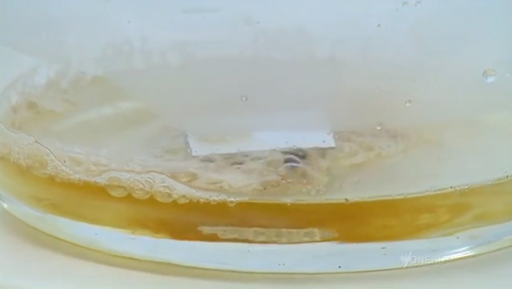 So if you have a fiberglass bathtub, as opposed to one made of cast iron, the acid could (theoretically) eat through it.