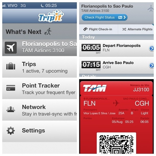 Are you a milage junkie? Stop digging through your inbox for flights that were booked months ago. Because no matter how scattered the details, TripIt organizes it all: flight schedules, hotel confirmations, maps, directions, etc.