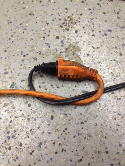 There's a foolproof way to keep your extension cords from coming undone.