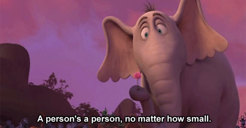 This bigscreen adaptation of Dr. Seuss's classic children's story packs a powerful punch. Horton hears what the other forrest animals are deaf to: tiny life no larger than a dust speck. When the other creatures refuse to acknowledge its existence and desperately try to kill it, Horton goes to great lengths to protect it, repeatedly uttering his famous line: "A person's a person, no matter how small."