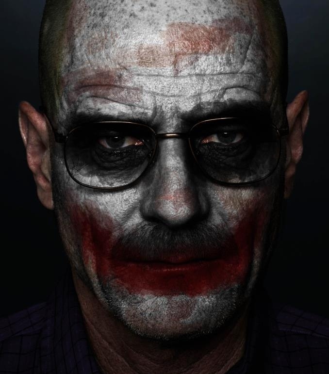 Heath Ledger, God! Rest his soul, would have approved of Mr. White as the Joker.