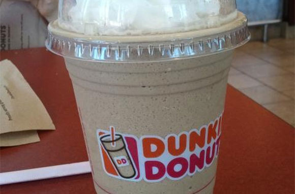 Need to stay awake on the road? Steer clear of this Dunkin' Donuts beverage unless you want to have the ultimate sugar crash a few miles later. The large Frozen Caramel Coffee Coolatta with Cream contains 130 grams of sugar! And this drink has more calories than most meals (1,050) not to mention 52 grams of fat—almost as much as that McDonald's breakfast.