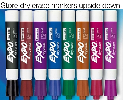 Here&#39;s how to keep your dry erase markers writing beautifully, longer: