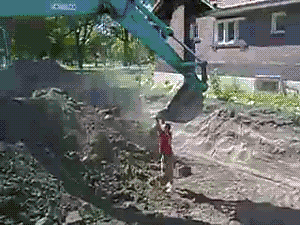 That looked dangerous.