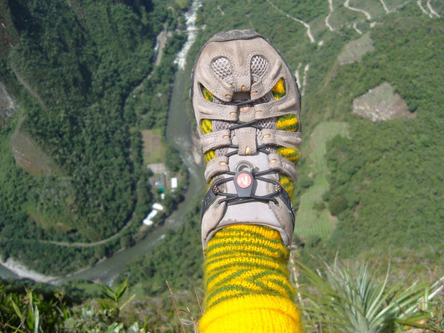 A pop theory is that a fear of heights is actually a fear of being unable to stop yourself from jumping. A more science-y suggestion is an abnormal reliance on visual cues. Balance is dependent on three senses, one of which is visual clues. At higher altitudes, the normal response is a diminished reliance on sight, but in some acrophobic people, the reliance on sight remains unimpeded, resulting in worse balance and a--justified--fear of heights.(Source)
