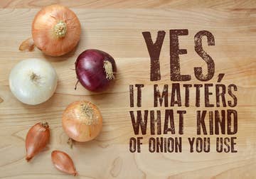Yes It Matters What Kind Of Onion You Use