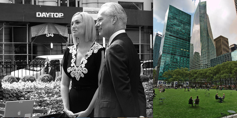 Tim Gunn is always telling designers to "make it work" on Project Runway, just like Bryant Park did when it was home to New York Fashion Week. And yep, that's a picture of Tim Gunn IN Bryant Park, aka #META.