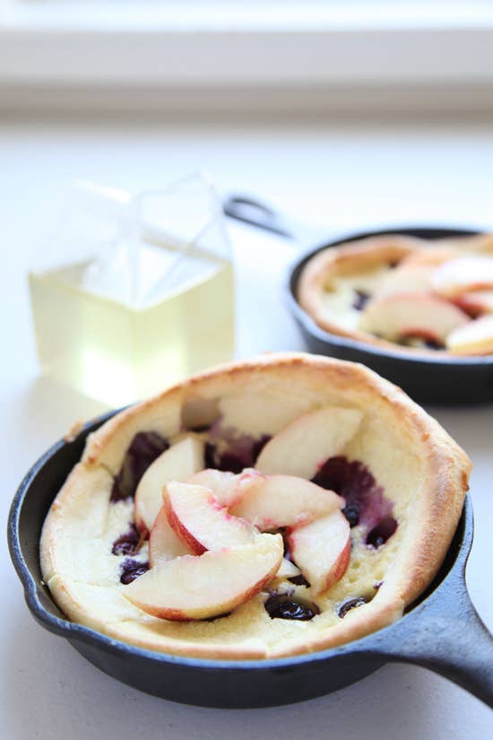 Pancake + Soufflé = Dutch Baby. Best of both worlds. Recipe here.