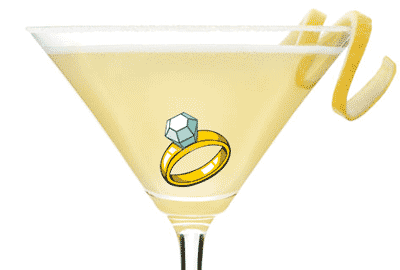 Alright, this one is sort of the cheating. The drink itself, consisting of Stoli vodka and a twist of lemon, can't possibly cost more than twenty bucks or so, but they "garnish" the cocktail with an 18 karat white gold ring. That's sort of like parking a brand new Aston Martin Vanquish next to a Hot Pocket and charging $280,000 for it as a package deal, but I guess that's what the world's come to.