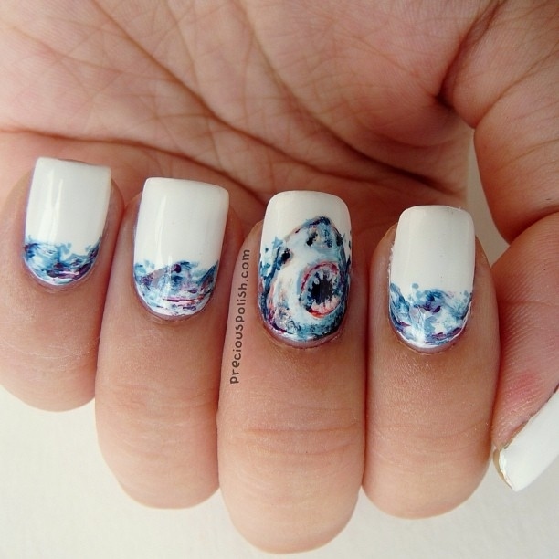 10 Nail Art Designs That Will Make Your Shark Week