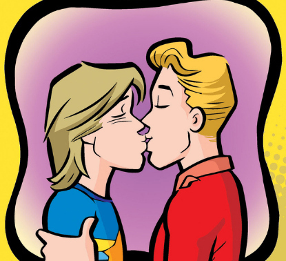 archy comic kiss