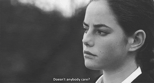 NOBODY CARES. YOU HAVE TO GO IT ALONE.