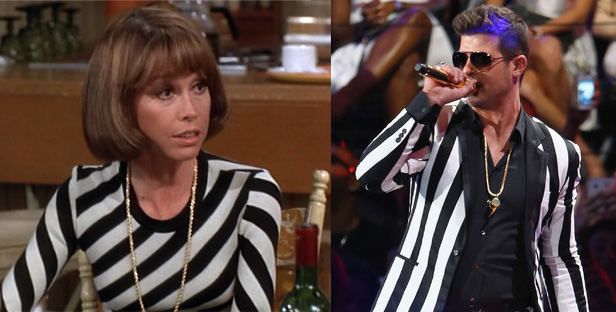 Bitch stole her look.