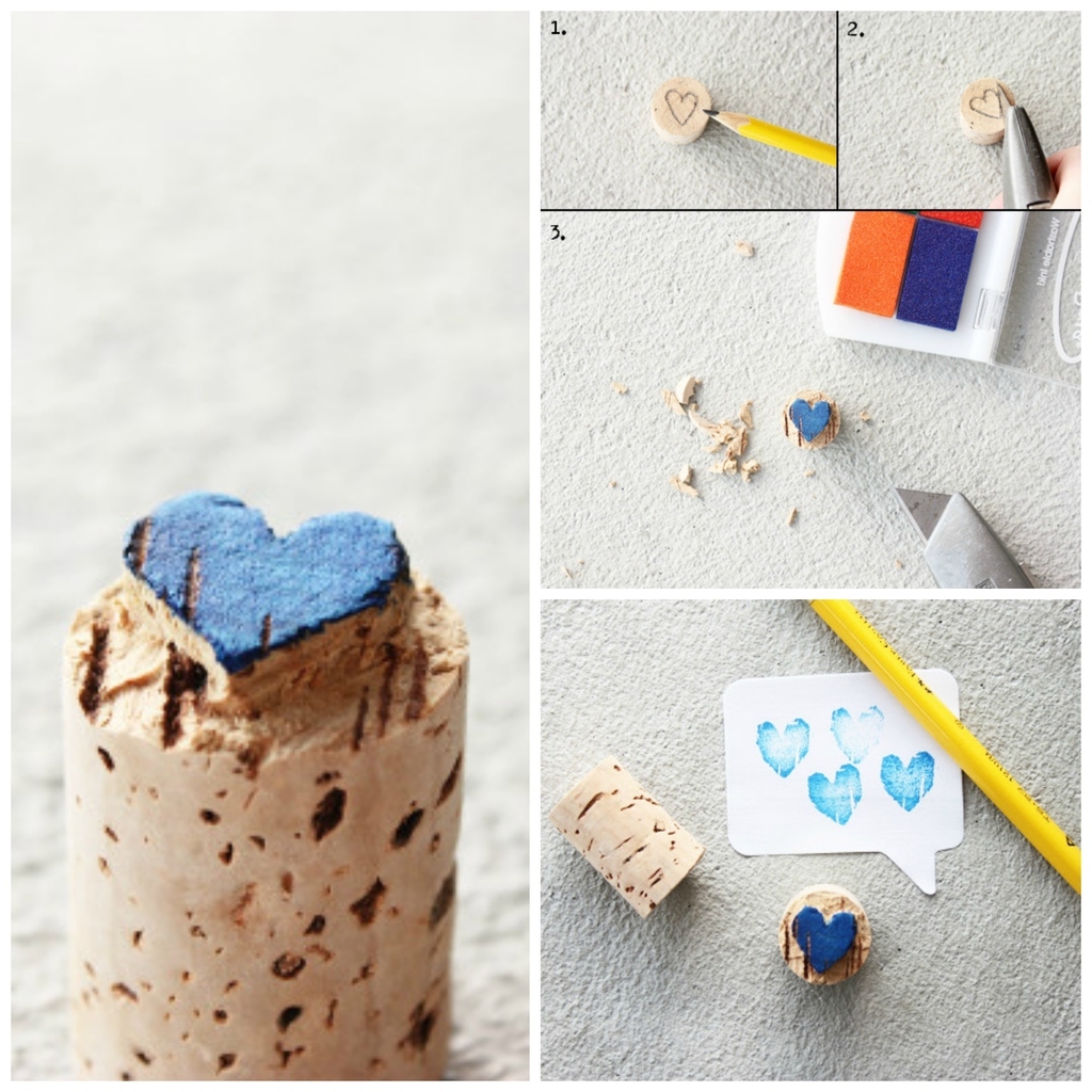 Kids Homemade Stamps DIY — Recycled Custom Creations